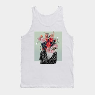 Surreal Flower Bloom Girl Tank Top
